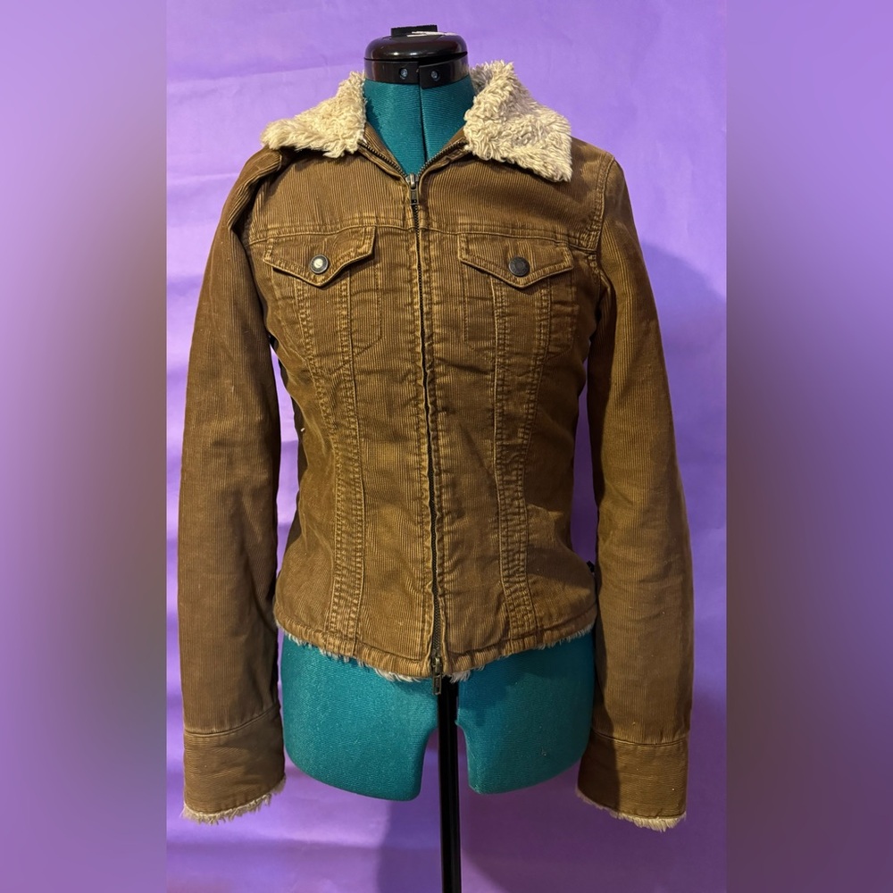 Abercrombie & Fitch Y2K Sherpa western jacket S